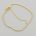 Elegant 18K Gold Filled Beaded Bracelet with Timeless Shiny Beads